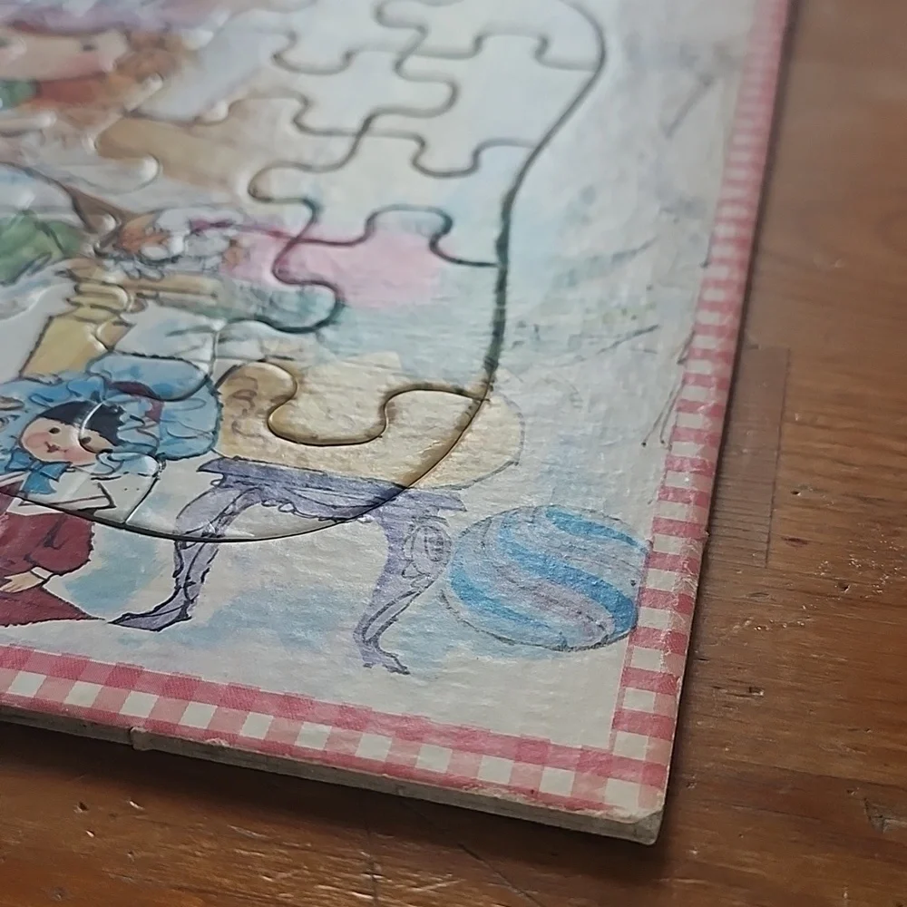 Vintage Polly Pal The Gingham Gal Jigsaw Puzzles Jaymar 1974 Set of 2 Complete